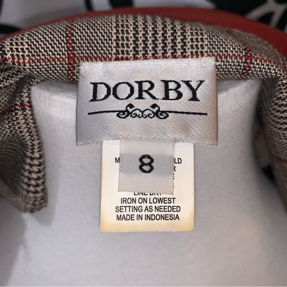 Dorby Faux Suede Sz 8 Rust/Cognac Unlined Fitted Blazer - Picture 3 of 7